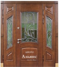 Металлическая дверь в частный дом по эскизу -  ДК 39: 151 000 руб.